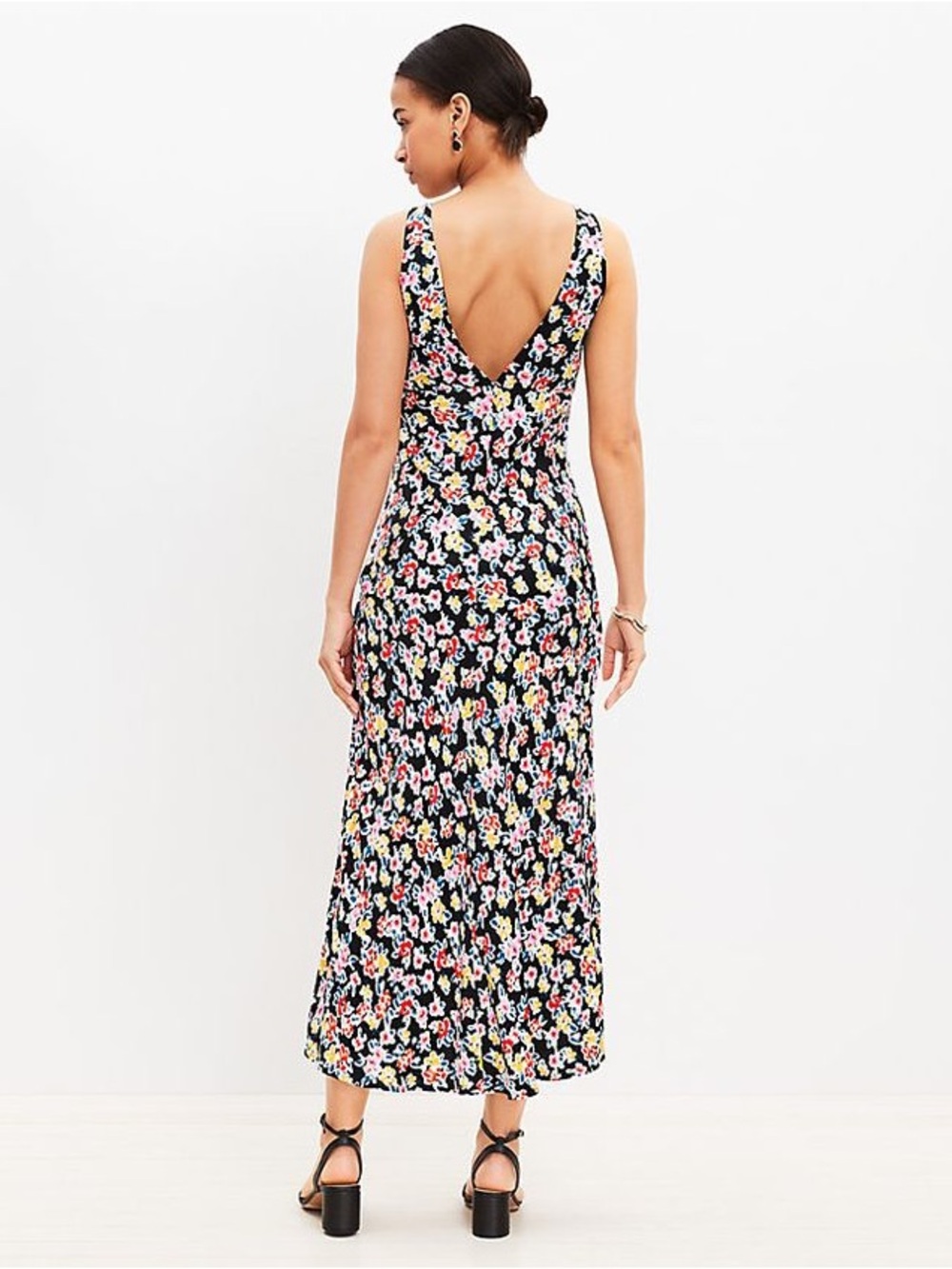 Loft Floral Slip Dress